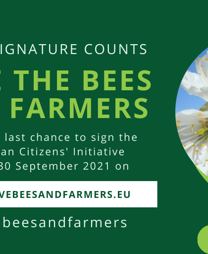 1 million EU citizens knock on EU’s door: No synthetic pesticides to save bees & farmers